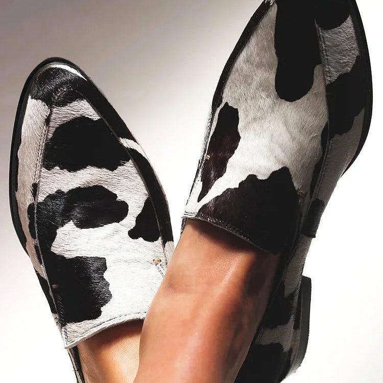 Becca - Vachtprint Schoenen