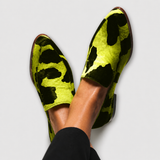 Jule | Loafers met koeienprint