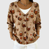 Comfortabele Gebreide Cardigan met Knopen