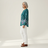 Roos | Sweatshirt met bloemendessin