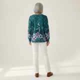Roos | Sweatshirt met bloemendessin