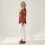 Susanne | Vest met kleurrijk hartpatroon