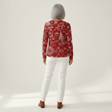 Susanne | Vest met kleurrijk hartpatroon