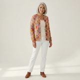 Helena | Vest met kleurrijk bloemenpatroon