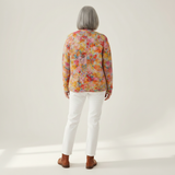 Helena | Vest met kleurrijk bloemenpatroon