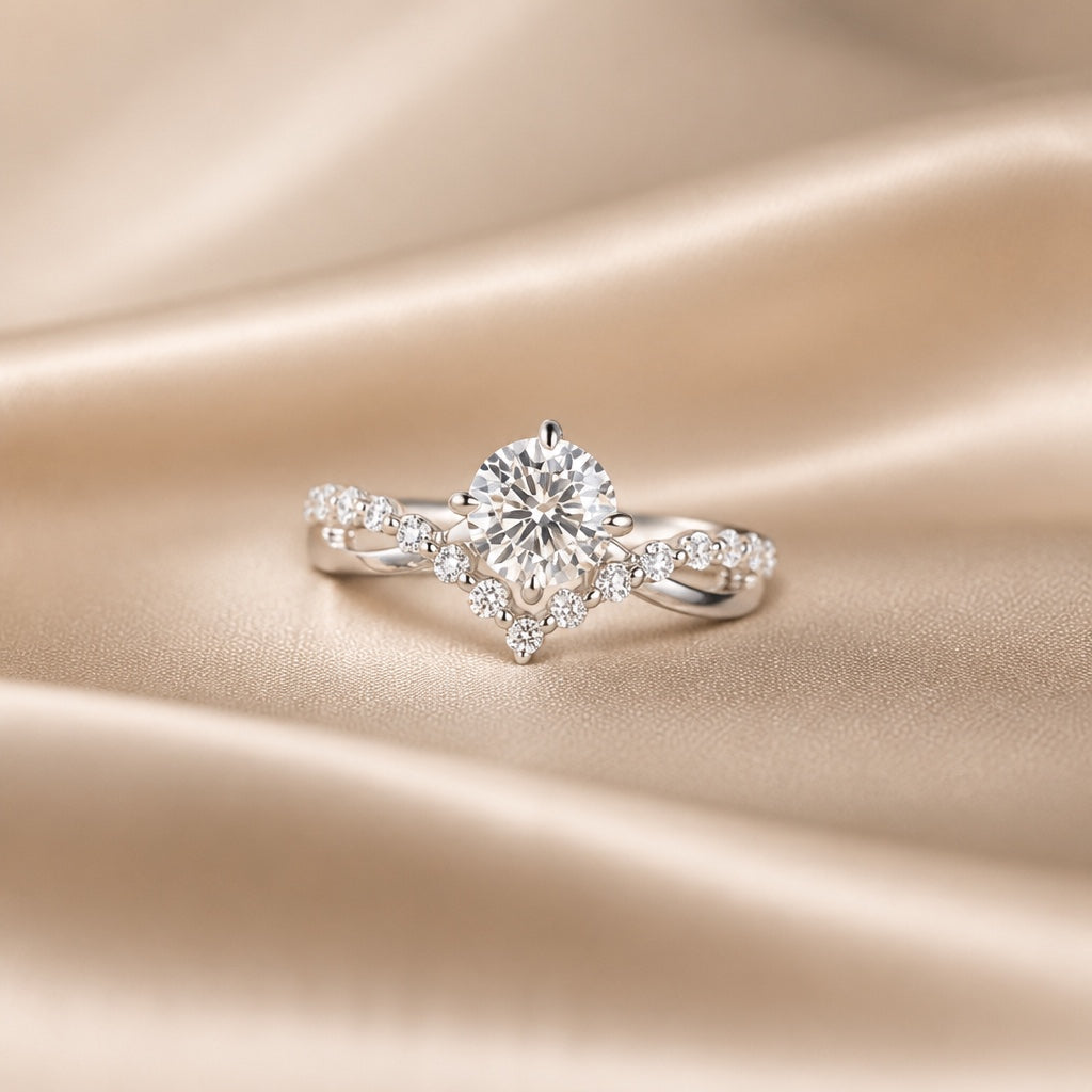 Augura – Witgouden ring met zirkonia