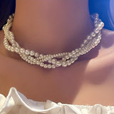 Elegante ketting met parels