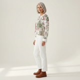Silke | Vest met kleurrijk bloemenpatroon