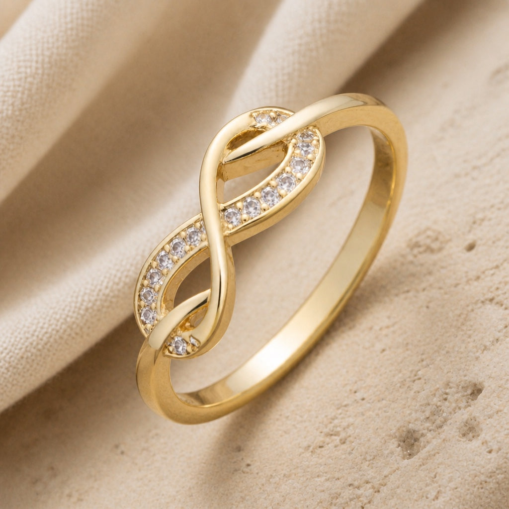 Gouden oneindigheidsring