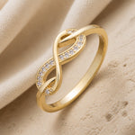 Gouden oneindigheidsring