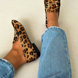 Rieke | Elegante luipaardprint loafers