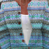 Bettina | Vest met Scandinavisch pastelpatroon