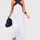 Elena | Maxi Jurk Vloeiend en Elegant