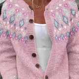 Angelika | Vest met Noors patroon