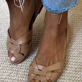 Serafina | Nature Woven Sandals