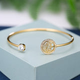 Witgouden armband met levensboom