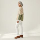 Petra | Gebreide cardigan met bloemrijke tuinprint