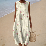 Zomerse Comfortabele Mouwloze Jurk