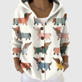 Comfortabele Gebreide Hoodie Cardigan