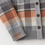 Marlene | Warm ombré geruit vest