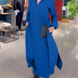 Sylvie - Lange losse jurk