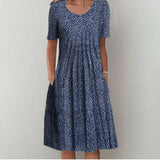 Hailey | Elegante en casual bloemenjurk met zakken