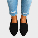 Luise | Suède loafers