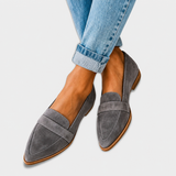 Luise | Suède loafers