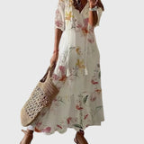 Amalia | Vintage Boho Maxi Zomerjurk