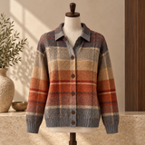 Edith | Ombré geruit vest voor de herfst