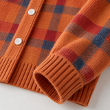 Megan | Geruit vest met knopen