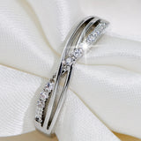 Witgouden ring met zirkonia voor elke dag
