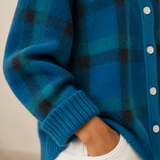 Kelsey | Geborsteld geruit vest