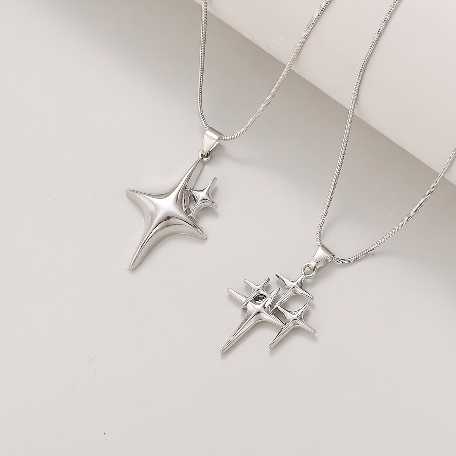 Nordstjern – Witgoudkleurige ketting