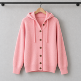 Eimear — Vest met capuchon en knopen