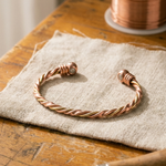 River koperen armband – handgemaakt van puur koper