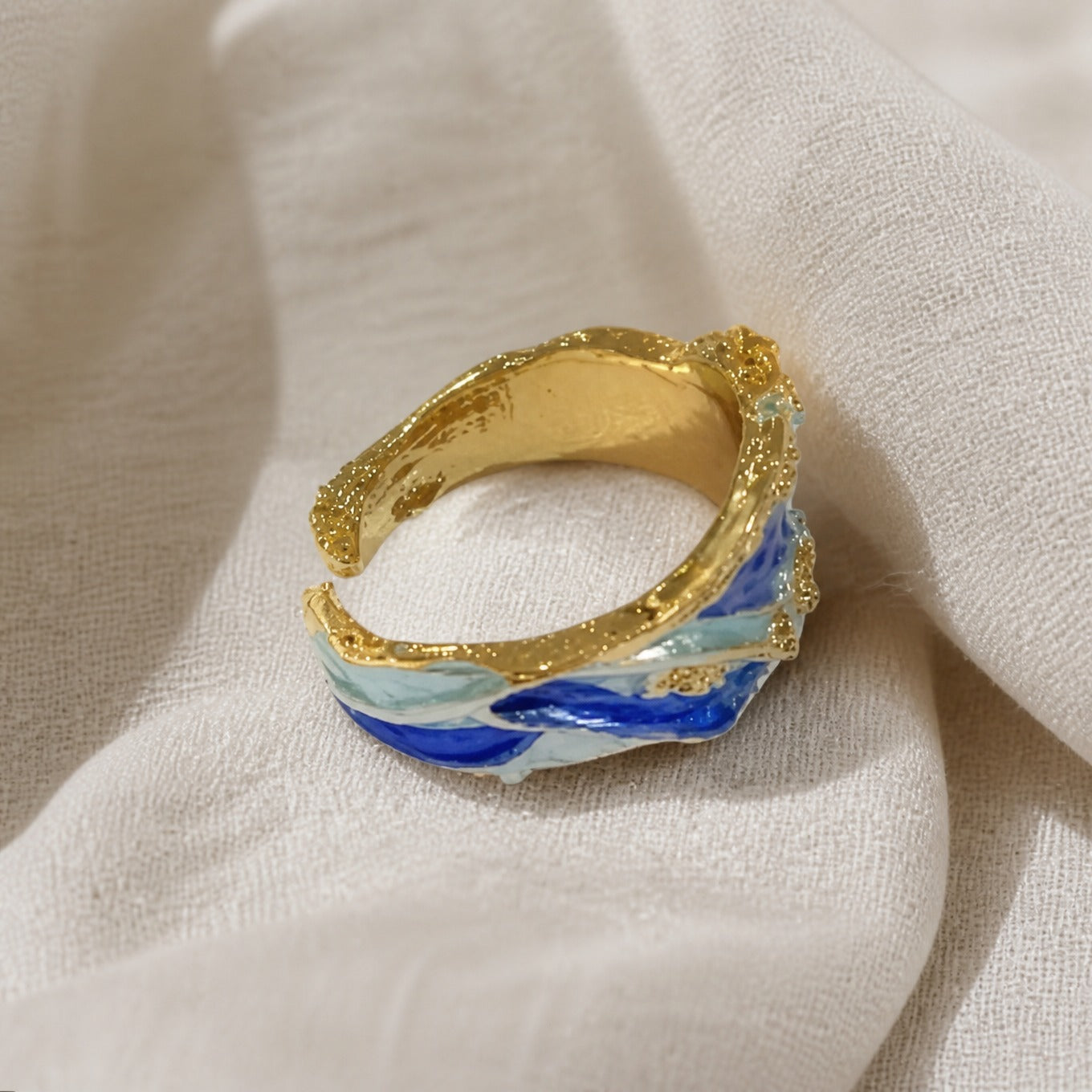 Gouden ring ‘Oceaan’