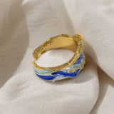Gouden ring ‘Oceaan’