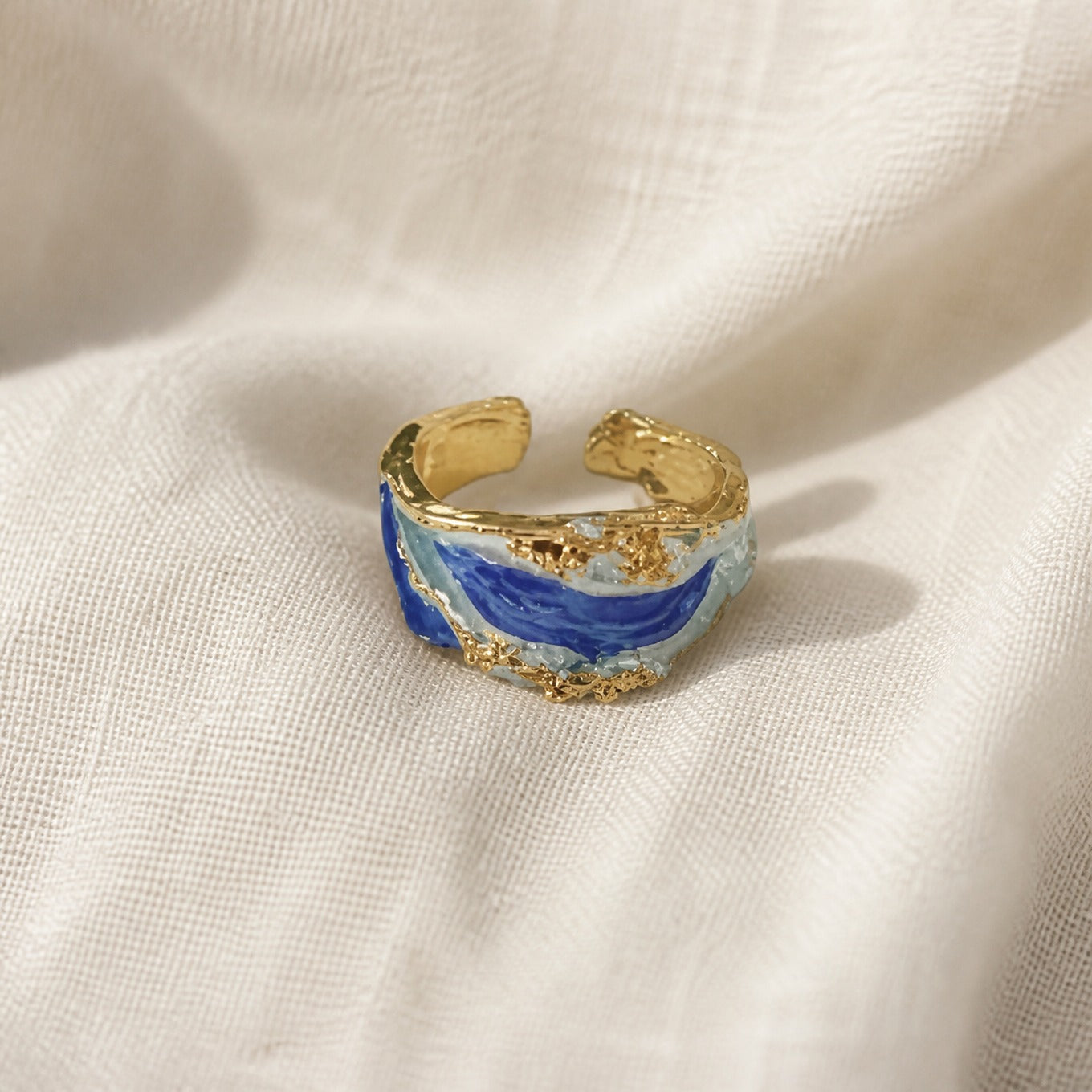 Gouden ring ‘Oceaan’