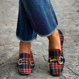 Amelie | Geruite loafer