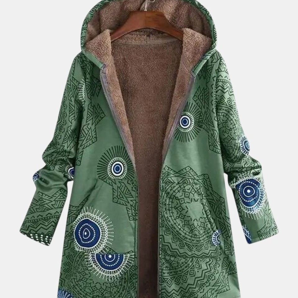 Sage – Sherpa jack met tribal patroon