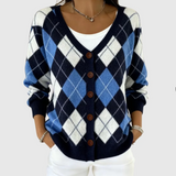 Comfortabele Gebreide Cardigan met Knopen