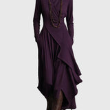 Violet | Maxijurk Plissé