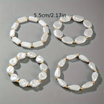 Set van 4 parelarmbanden
