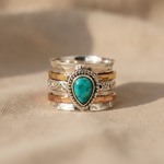 Azzurra™ – Opvallende ring met ovale turkoois