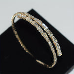 Elegante witgouden armband met kubische zirkonia