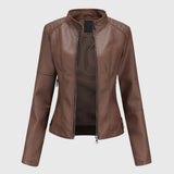 Giorgina™ - Elegante Leren Jas voor Dames