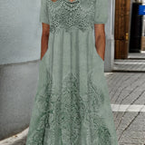 INDIGO | ELEGANTE MIDI BLOEMENJURK