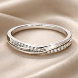 Witgouden ring met zirkonia voor elke dag