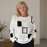Neasa — Trui met ajourvlakken